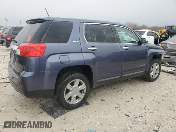 2013 GMC Terrain SLE with VIN 2GKALMEK5D6349489, listed as a Copart auction lot 51968545 with 125,210 mi miles and Clean Title. Bid and sale history available at carsss.com. Image 3.