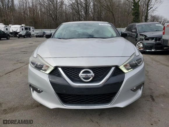 2018 Nissan Maxima SL with VIN 1N4AA6AP2JC385454, listed as a Copart auction lot 47820185 with 45,174 mi miles and Salvage Title. Bid and sale history available at carsss.com. Image 5.