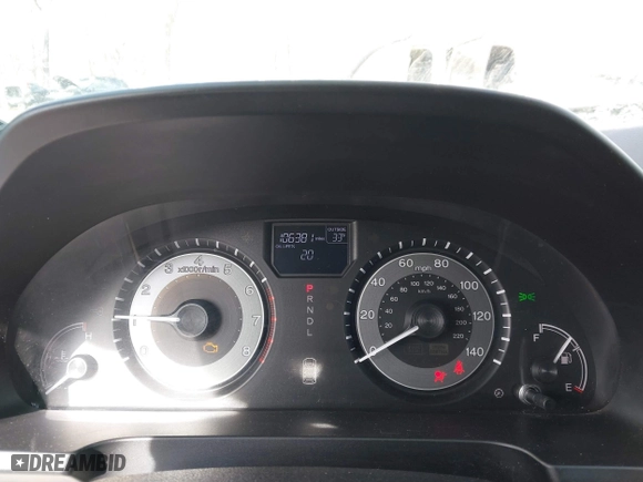2016 Honda Odyssey EX-L with VIN 5FNRL5H61GB045982, listed as a IAAI auction lot 41587450 with 106,381 mi miles. Bid and sale history available at carsss.com. Image 7.