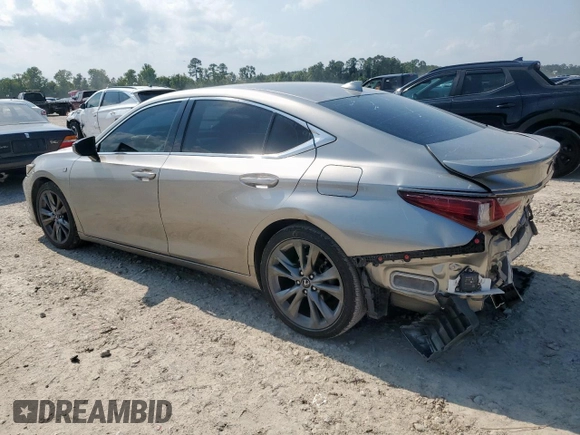 2020 Lexus ES 350 F Sport with VIN 58AGZ1B15LU051396, listed as a Copart auction lot 58450855 with 88,283 mi miles and Salvage title. Bid and sale history available at DreamBid. Image 2.