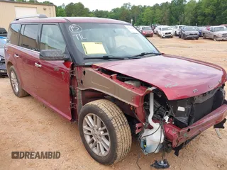 2018 Ford Flex SEL z VIN 2FMGK5C80JBA00373, wystawiony jako IAAI lot #42209810 z przebiegiem 46 231 mil mil oraz . Historia ofert i sprzedaży dostępna na DreamBid. Obrazek 1.
