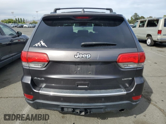 2016 Jeep Grand Cherokee Limited with VIN 1C4RJFBG3GC312873, listed as a Copart auction lot 56943705 with 134,633 mi miles and Salvage title. Bid and sale history available at DreamBid. Image 6.