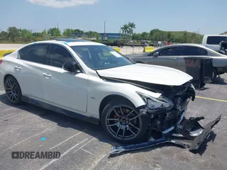 2016 Infiniti Q50 Premium with VIN JN1EV7AR5GM343941, listed as a IAAI auction lot 42288698 with 85,005 mi miles and . Bid and sale history available at DreamBid. Image 1.