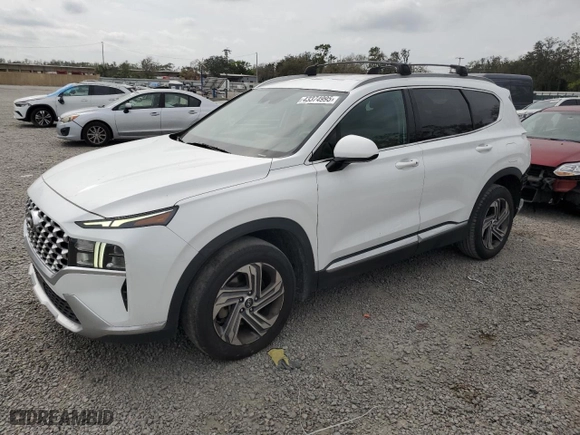 2022 Hyundai Santa Fe SEL with VIN 5NMS24AJ4NH378170, listed as a Copart auction lot 43374995 with 156,444 mi miles and Salvage Title. Bid and sale history available at carsss.com. Image 1.