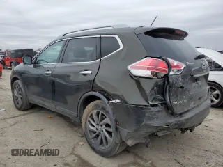 2016 Nissan Rogue SL with VIN 5N1AT2MV9GC742768, listed as a Copart auction lot 48130555 with 53,733 mi miles and Salvage Title. Bid and sale history available at DreamBid. Image 2.