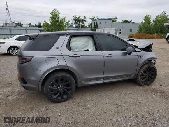 2020 Land Rover Discovery Sport SE R-Dynamic with VIN SALCL2FX2LH837089, listed as a Copart auction lot 66073924 with 0 mi miles and Salvage Title. Bid and sale history available at carsss.com. Image 3.