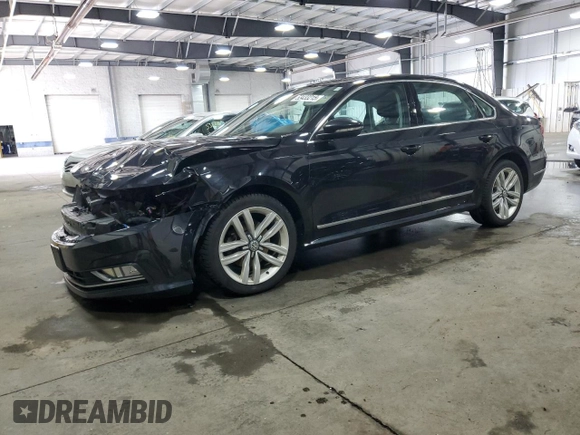 2017 Volkswagen Passat SE with VIN 1VWGT7A30HC066417, listed as a Copart auction lot 53433215 with 85,611 mi miles and Salvage title. Bid and sale history available at DreamBid. Image 1.