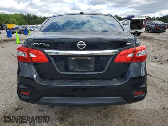 2016 Nissan Sentra SV with VIN 3N1AB7AP9GY312291, listed as a Copart auction lot 51703975 with 70,728 mi miles and Salvage Title. Bid and sale history available at DreamBid. Image 6.
