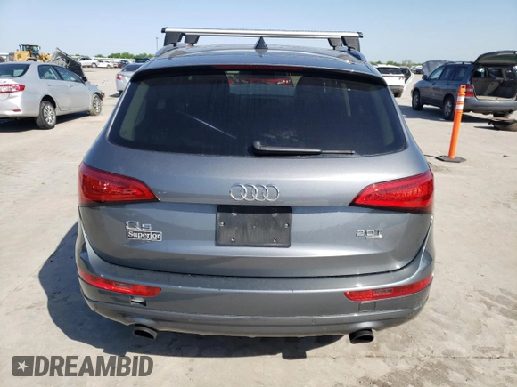 2014 Audi Q5 Premium Plus with VIN WA1LFAFP5EA024523, listed as a Copart auction lot 52365085 with 135,007 mi miles and Salvage Title. Bid and sale history available at carsss.com. Image 6.