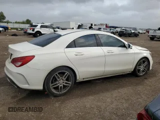 2017 Mercedes-Benz CLA 250 with VIN WDDSJ4EB6HN410300, listed as a Copart auction lot 48734415 with 99,255 mi miles and Salvage Title. Bid and sale history available at DreamBid. Image 3.