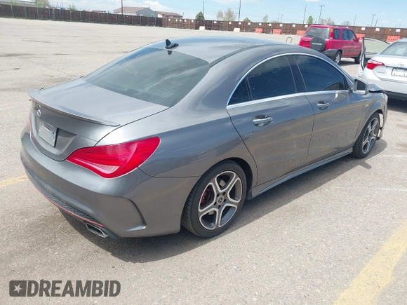 2015 Mercedes-Benz CLA 250 with VIN WDDSJ4GB3FN264870, listed as a IAAI auction lot 42158250 with 165,739 mi miles and . Bid and sale history available at DreamBid. Image 4.