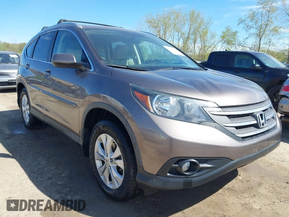 2013 Honda CR-V EX-L with VIN 5J6RM4H72DL054421, listed as a IAAI auction lot 42144914 with 60,440 mi miles. Bid and sale history available at carsss.com. Image 1.