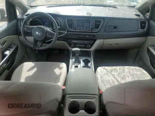 2021 Kia Sedona LX with VIN KNDMB5C17M6665266, listed as a Copart auction lot 48129495 with 57,274 mi miles and Salvage Title. Bid and sale history available at carsss.com. Image 8.