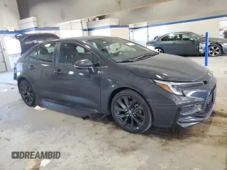 2024 Toyota Corolla SE with VIN 5YFP4MCE0RP185199, listed as a Copart auction lot 47070335 with 50,050 mi miles and Salvage Title. Bid and sale history available at DreamBid. Image 4.