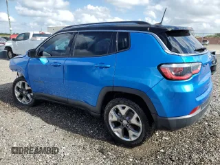 2018 Jeep Compass Limited with VIN 3C4NJCCB9JT405635, listed as a Copart auction lot 56170095 with 57,374 mi miles and Clean title. Bid and sale history available at DreamBid. Image 2.