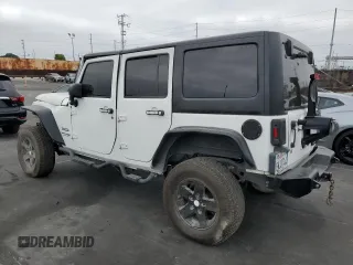 2018 Jeep Wrangler Unlimited Sport S with VIN 1C4BJWDG9JL887033, listed as a Copart auction lot 61785565 with 66,725 mi miles and Salvage title. Bid and sale history available at DreamBid. Image 2.