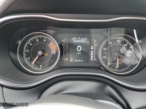 2019 Jeep Cherokee Latitude with VIN 1C4PJLCX9KD129940, listed as a Copart auction lot 49899125 with 48,175 mi miles and Salvage Title. Bid and sale history available at carsss.com. Image 9.