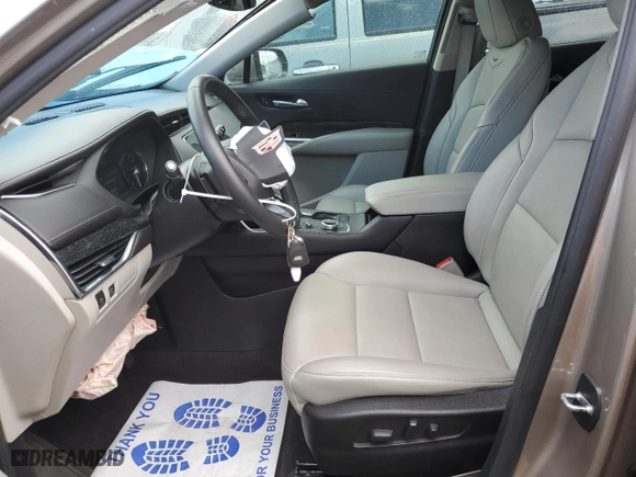 2023 Cadillac XT4 FWD Premium Luxury with VIN 1GYFZCR47PF105143, listed as a Copart auction lot 52397695 with 42,740 mi miles and Non Repairable. Bid and sale history available at carsss.com. Image 7.
