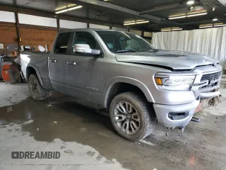 2020 Ram 1500 Laramie z VIN 1C6SRFDT5LN164297, wystawiony jako Copart lot #55420835 z przebiegiem 67 911 mil mil oraz Szkoda całkowita • Salvage title. Historia ofert i sprzedaży dostępna na DreamBid. Obrazek 4.