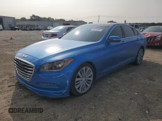 2015 Hyundai Genesis 5.0L with VIN KMHGN4JF1FU059727, listed as a Copart auction lot 70619204 with 129,881 mi miles and Clean Title. Bid and sale history available at carsss.com. Image 1.