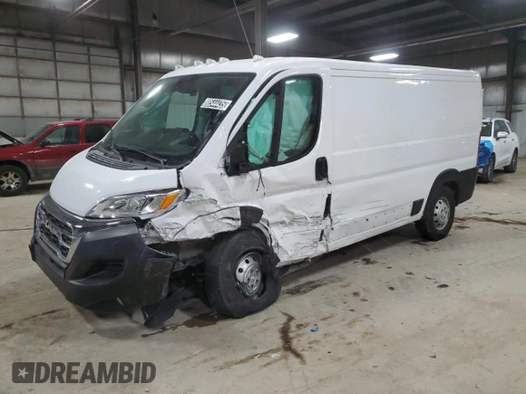2023 Ram ProMaster Cargo with VIN 3C6LRVVGXPE551194, listed as a Copart auction lot 88544435 with Not Provided miles and Salvage Title. Bid and sale history available at DreamBid. Image 1.