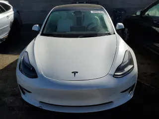 2022 Tesla Model 3 Long Range with VIN 5YJ3E1EB4NF249277, listed as a Copart auction lot 45952725 with Not Provided miles and Salvage Title. Bid and sale history available at DreamBid. Image 5.