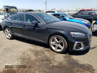 2022 Audi A5 Sportback S line Premium with VIN WAUDACF52NA031672, listed as a Copart auction lot 59249983 with 7,875 mi miles. Bid and sale history available at carsss.com. Image 4.