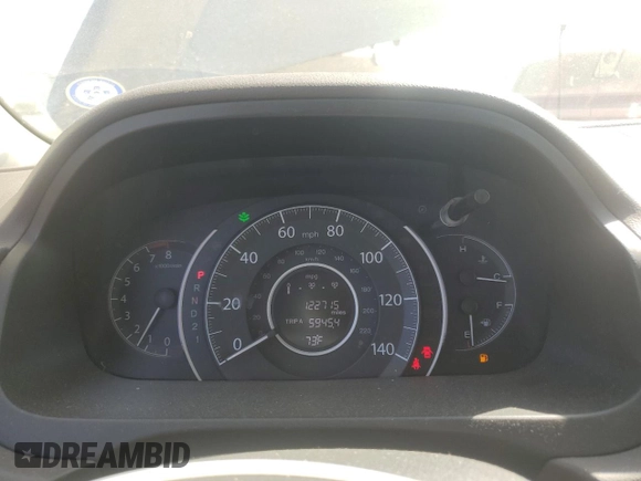 2013 Honda CR-V EX with VIN 5J6RM4H58DL043499, listed as a Copart auction lot 48477115 with 122,715 mi miles and Salvage Title. Bid and sale history available at carsss.com. Image 9.