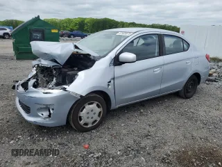 2017 Mitsubishi Mirage ES with VIN ML32F3FJ6HHF15483, listed as a Copart auction lot 57405875 with 181,752 mi miles and Salvage title. Bid and sale history available at DreamBid. Image 1.