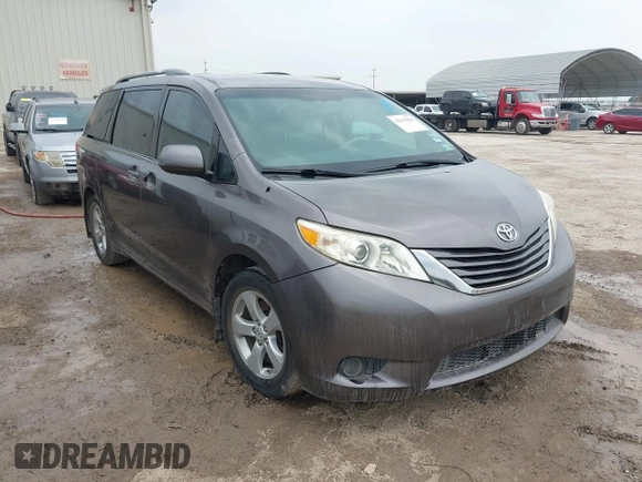 2012 Toyota Sienna LE AAS with VIN 5TDKK3DC8CS180967, listed as a IAAI auction lot 42215961 with 220,089 mi miles and . Bid and sale history available at DreamBid. Image 1.