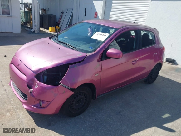 2015 Mitsubishi Mirage DE with VIN ML32A3HJ7FH031523, listed as a IAAI auction lot 41905101 with 64,107 mi miles. Bid and sale history available at carsss.com. Image 18.