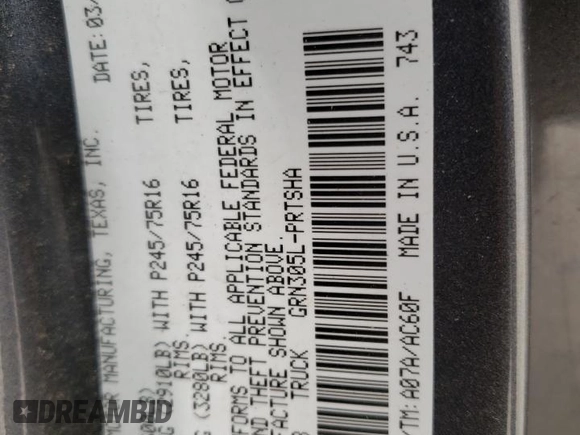 2018 Toyota Tacoma SR z VIN 5TFCZ5AN8JX143068, wystawiony jako Copart lot #58862394 z przebiegiem Nie podano mil oraz Nie do naprawy • Non repairable. Historia ofert i sprzedaży dostępna na DreamBid. Obrazek 15.