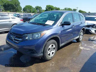 2014 Honda CR-V LX with VIN 2HKRM4H3XEH694479, listed as a IAAI auction lot 41992465 with 134,438 mi miles and . Bid and sale history available at carsss.com. Image 2.