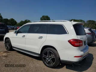 2017 Mercedes-Benz GLS 450 with VIN 4JGDF6EE2HA809590, listed as a Copart auction lot 67497034 with 127,943 mi miles and Salvage Title. Bid and sale history available at DreamBid. Image 2.