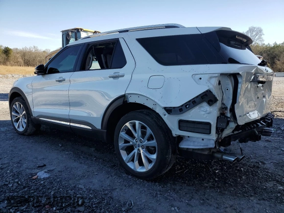 2023 Ford Explorer Platinum with VIN 1FM5K8HC5PGA49513, listed as a Copart auction lot 43654785 with 34,928 mi miles and Salvage title. Bid and sale history available at DreamBid. Image 2.