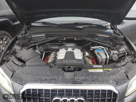 2015 Audi Q5 Premium Plus with VIN WA1DGAFP9FA031493, listed as a Copart auction lot 49801085 with 75,045 mi miles and Salvage Title. Bid and sale history available at carsss.com. Image 13.