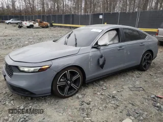 2024 Honda Accord Sport с VIN 1HGCY2F55RA090257, выставлен на аукционе Copart как лот 47788405 с пробегом 6 912 миль миль и Списание • Salvage title. История ставок и продаж доступна на DreamBid. Изображение 1.