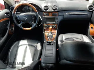 2008 Mercedes-Benz CLK 5.5L with VIN WDBTK72F28T091833, listed as a Copart auction lot 66674544 with 58,699 mi miles and Non Repairable. Bid and sale history available at carsss.com. Image 8.
