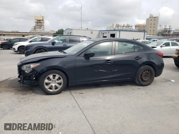 2014 Mazda 3 i Sport with VIN 3MZBM1U70EM108503, listed as a Copart auction lot 54323055 with 151,185 mi miles and Salvage Title. Bid and sale history available at DreamBid. Image 1.
