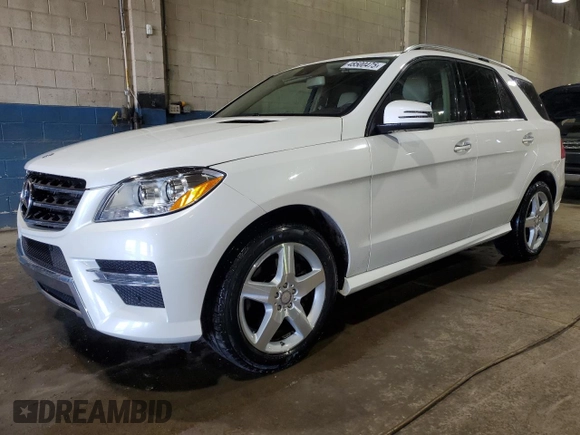 2015 Mercedes-Benz M 400 with VIN 4JGDA5GB6FA562518, listed as a Copart auction lot 48500475 with 72,088 mi miles and Clean Title. Bid and sale history available at DreamBid. Image 1.