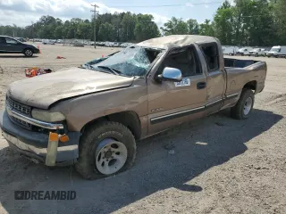 2001 Chevrolet Silverado 1500 LS with VIN 1GCEK19T41Z272423, listed as a Copart auction lot 53672165 with Not Provided miles and Salvage Title. Bid and sale history available at DreamBid. Image 1.