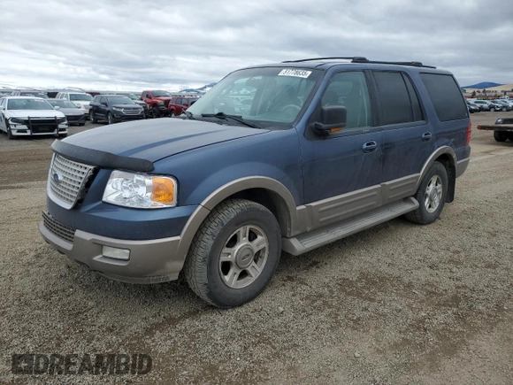 2004 Ford Expedition Eddie Bauer z VIN 1FMFU18L34LB79928, wystawiony jako Copart lot #51778635 z przebiegiem 175 554 mil mil oraz Czysty tytuł • Clean title. Historia ofert i sprzedaży dostępna na DreamBid. Obrazek 1.