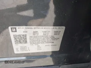 2020 Chevrolet Equinox LT z VIN 3GNAXKEVXLS509839, wystawiony jako IAAI lot #41936493 z przebiegiem 141 814 mil mil oraz . Historia ofert i sprzedaży dostępna na DreamBid. Obrazek 9.