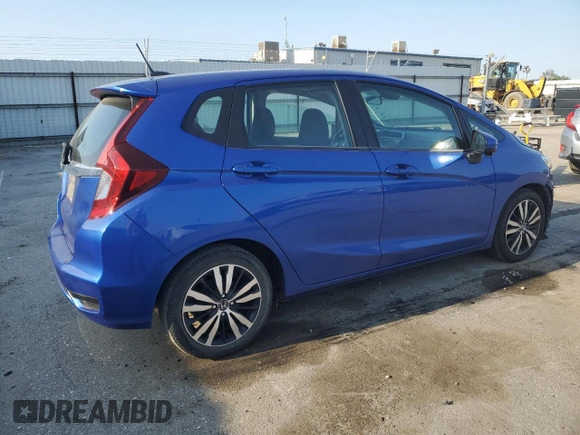 2019 Honda Fit EX with VIN 3HGGK5H81KM743381, listed as a Copart auction lot 52186255 with 28,657 mi miles and Salvage Title. Bid and sale history available at DreamBid. Image 3.