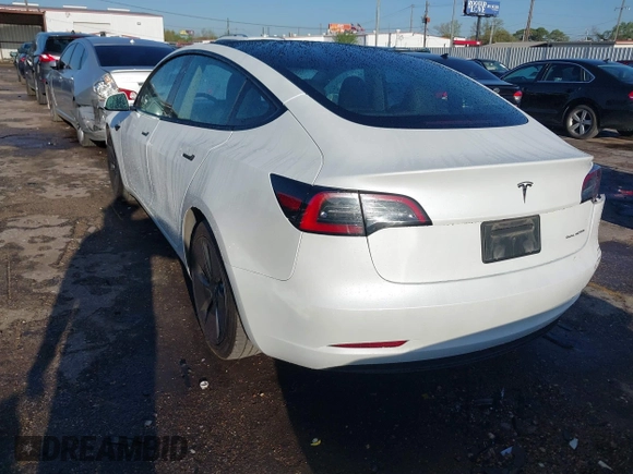 2023 Tesla Model 3 Long Range with VIN 5YJ3E1EB6PF633550, listed as a IAAI auction lot 41861278 with 45,743 mi miles and . Bid and sale history available at DreamBid. Image 3.