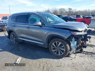 2019 Hyundai Santa Fe Limited with VIN 5NMS53ADXKH041588, listed as a IAAI auction lot 41423183 with 84,246 mi miles. Bid and sale history available at carsss.com. Image 1.