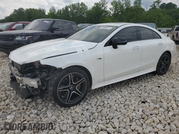2020 Mercedes-Benz CLS with VIN WDD2J6BB3LA051312, listed as a Copart auction lot 58808274 with 40,680 mi miles and Salvage Title. Bid and sale history available at carsss.com. Image 1.