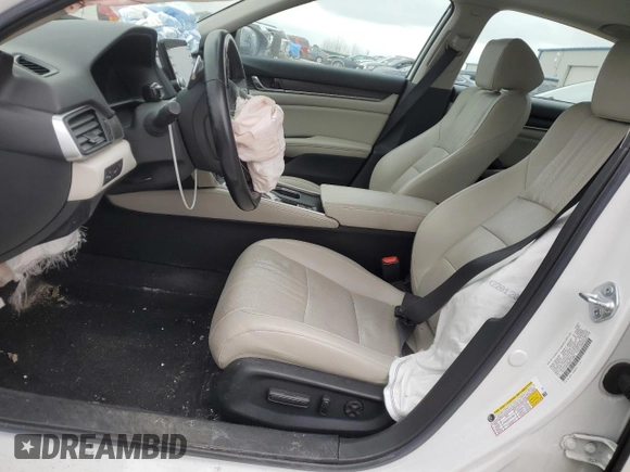 2021 Honda Accord Touring with VIN 1HGCV2F93MA015884, listed as a Copart auction lot 52591885 with Not provided miles and Non repairable. Bid and sale history available at DreamBid. Image 7.
