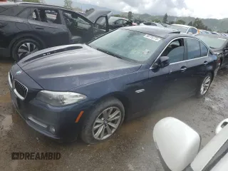 2015 BMW 5 Series 528i with VIN WBA5A5C52FD521713, listed as a Copart auction lot 50775775 with 101,210 mi miles and Salvage Title. Bid and sale history available at carsss.com. Image 1.