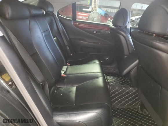2010 Lexus LS 460 with VIN JTHCL5EF9A5007109, listed as a Copart auction lot 41381185 with 192,408 mi miles and Salvage Title. Bid and sale history available at carsss.com. Image 10.